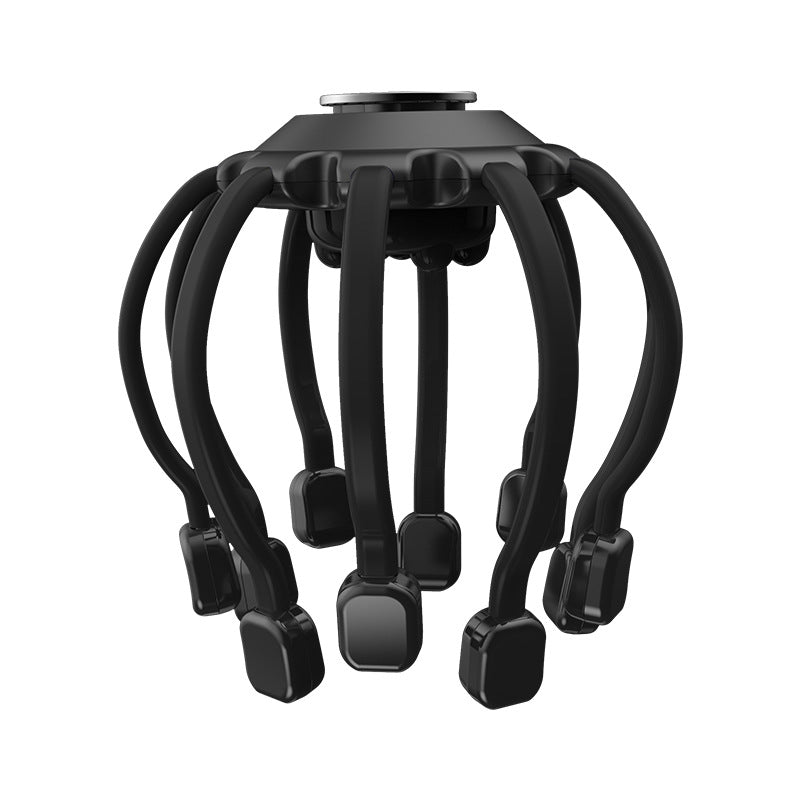 New electric Octopus head massager Rechargeable Bluetooth relaxing head massager Claw massager