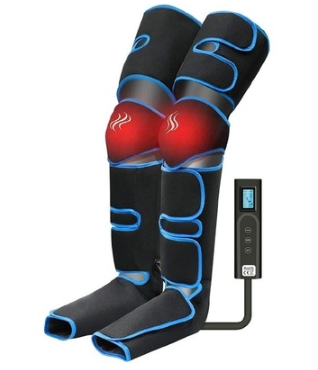 Leg Massager with Knee Heating and Air Compression Therapy for Enhanced Leg Wellness
